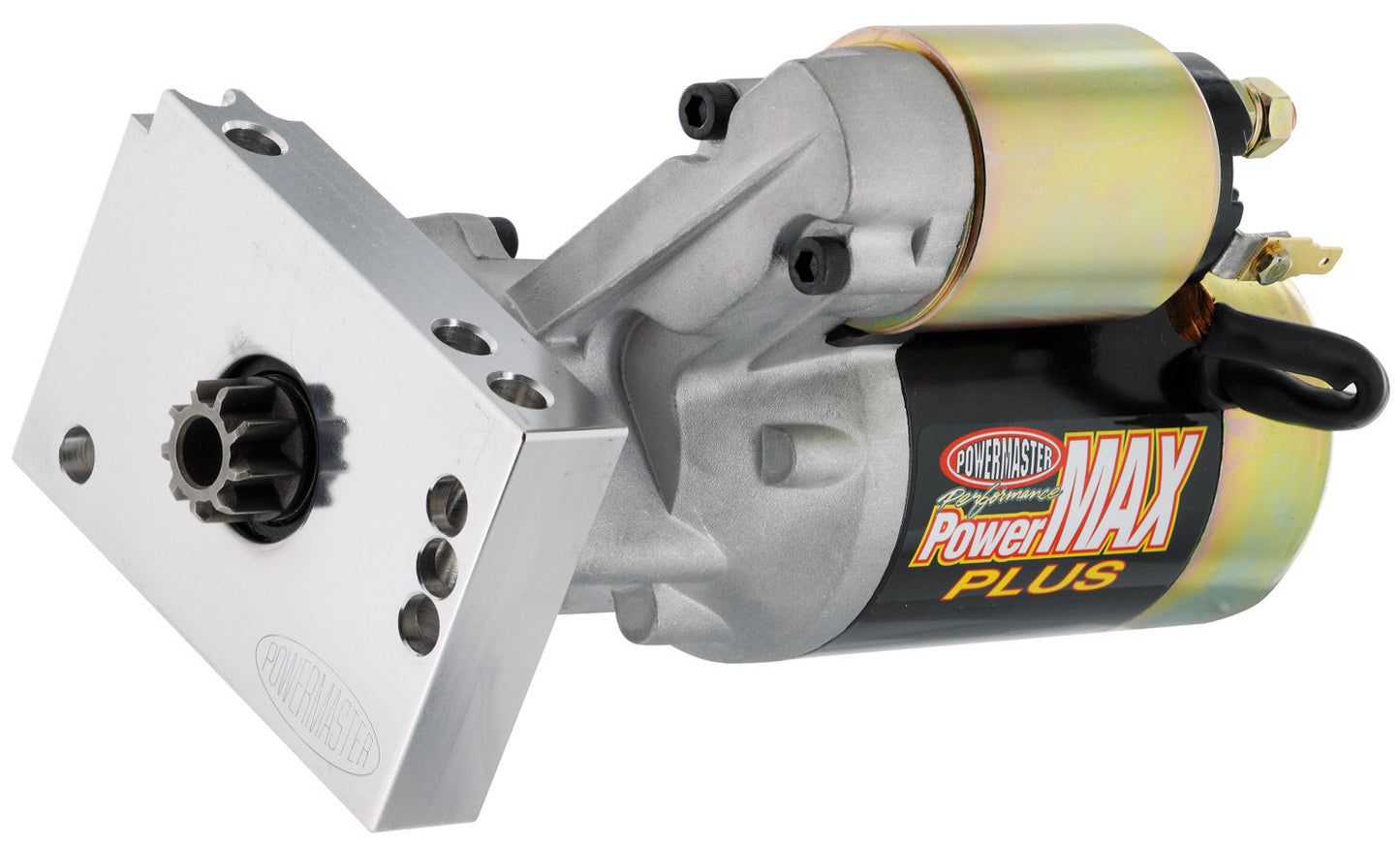 Starter - PowerMAX Plus - 3.75:1 Gear Reduction - Natural - 153 / 168 Tooth Flywheel - Hitachi-Style - Straight Bolt - Chevy V8 - Each