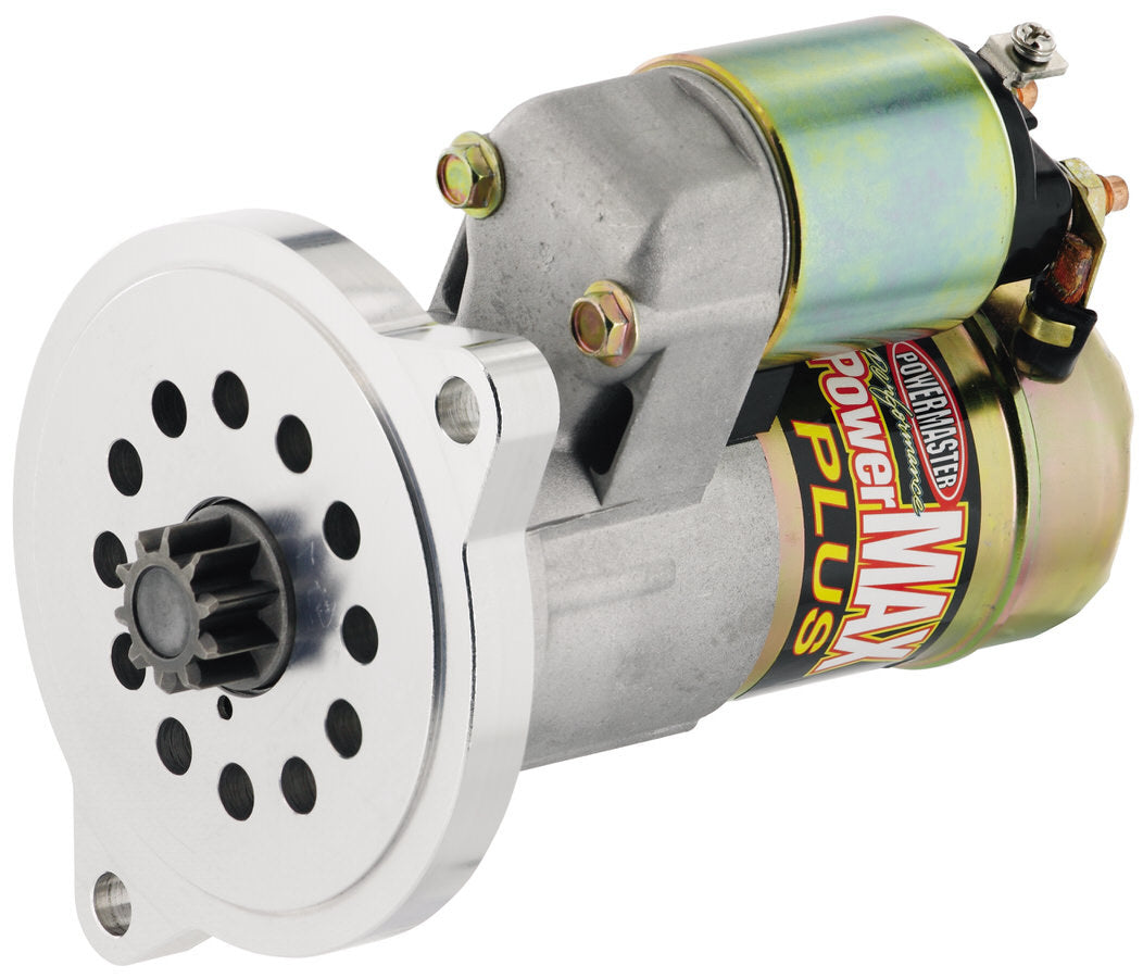 Starter - PowerMAX Plus - 6.1:1 Gear Reduction - Natural - 157 Tooth Flywheel - Hitachi-Style - 3/4 in Depth - Small Block Ford - Each
