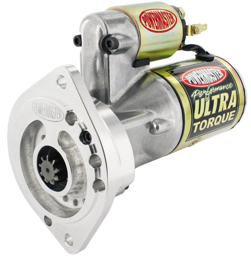 Starter - Ultra Torque - 4.4:1 Gear Reduction - Natural - 164 Tooth Flywheel - 3/8 in Depth - Small Block Ford - Each