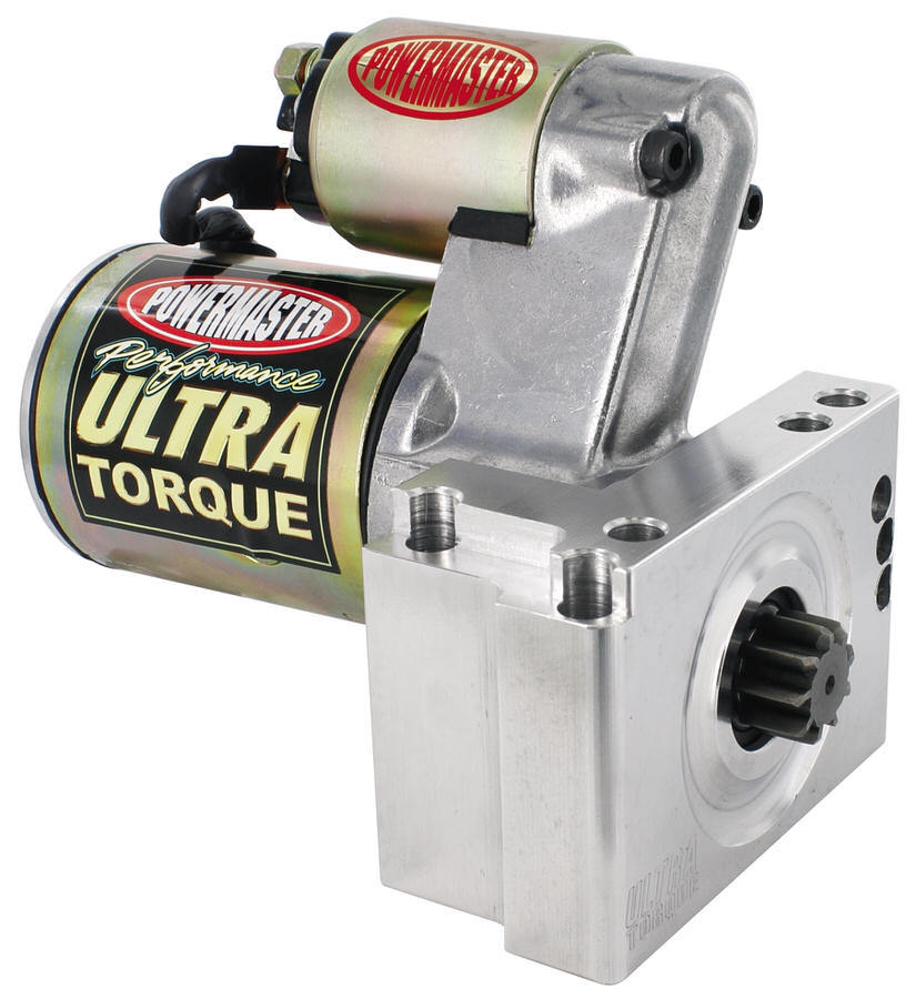 Starter - Ultra Torque - 4.4:1 Gear Reduction - Natural - 168 Tooth Flywheel - Staggered Bolt Patter - Chevy V8 - Each