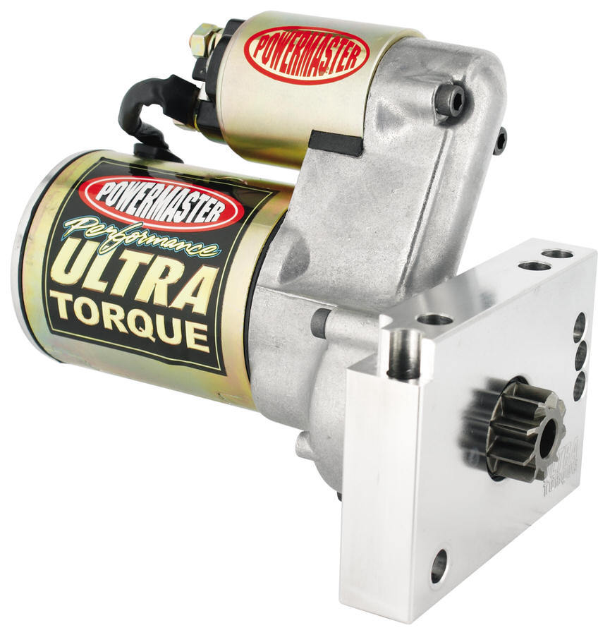 Starter - Ultra Torque - 4.4:1 Gear Reduction - Natural - 139 Tooth Flywheel - Straight Bolt - Chevy V8 - Each