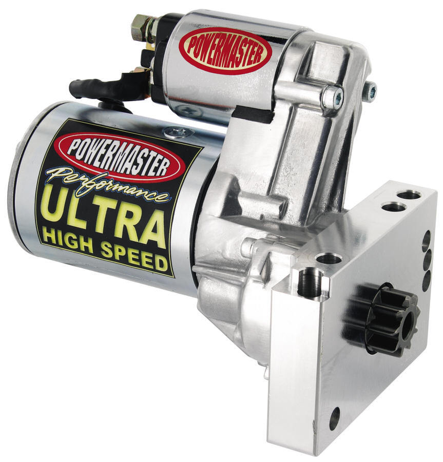 Starter - Ultra High Speed - 139 Tooth 10 Pitch Flywheel - Pad Mount - Bolt / Shims - Natural - Chevy V8 - Each