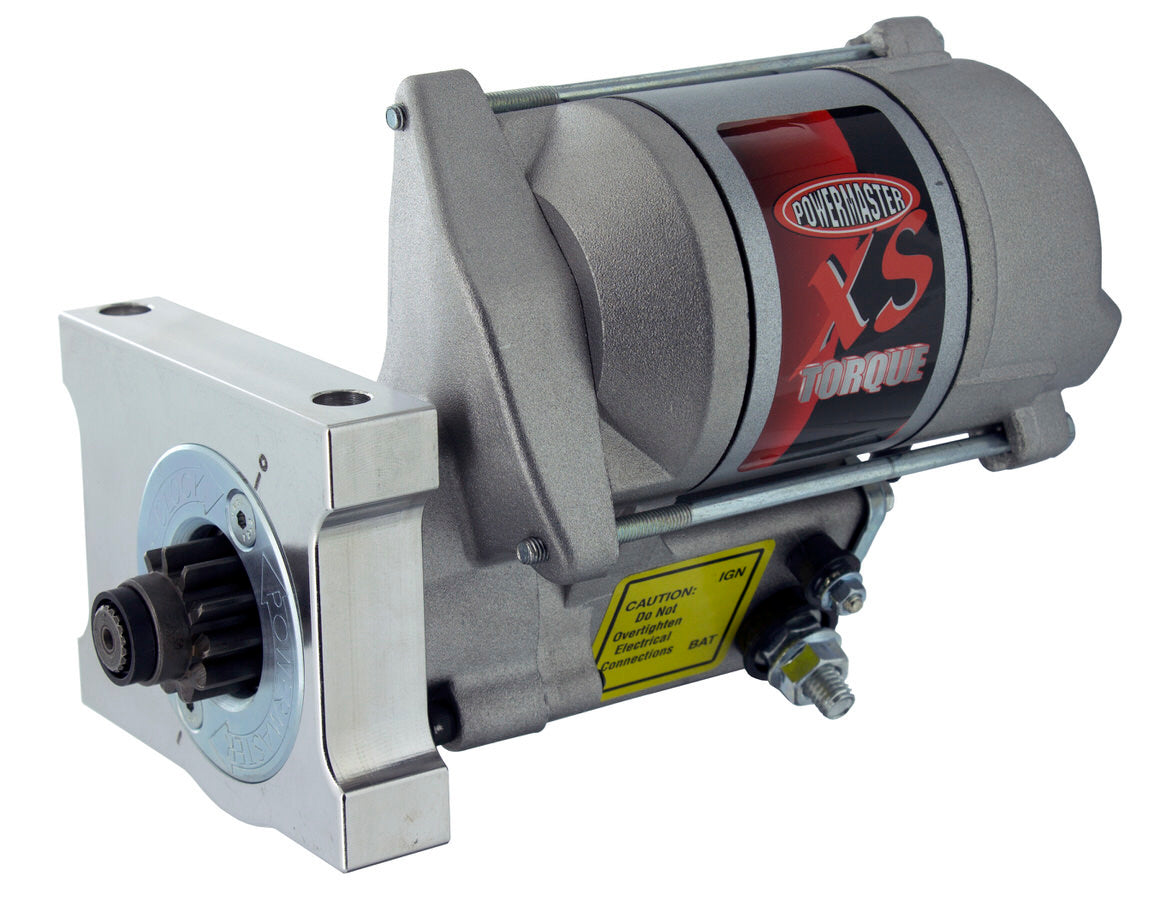 Starter - XS Torque - 4.4:1 Gear Reduction - Natural - 168 Tooth Flywheel - Straight Bolt - Chevy V8 - Each