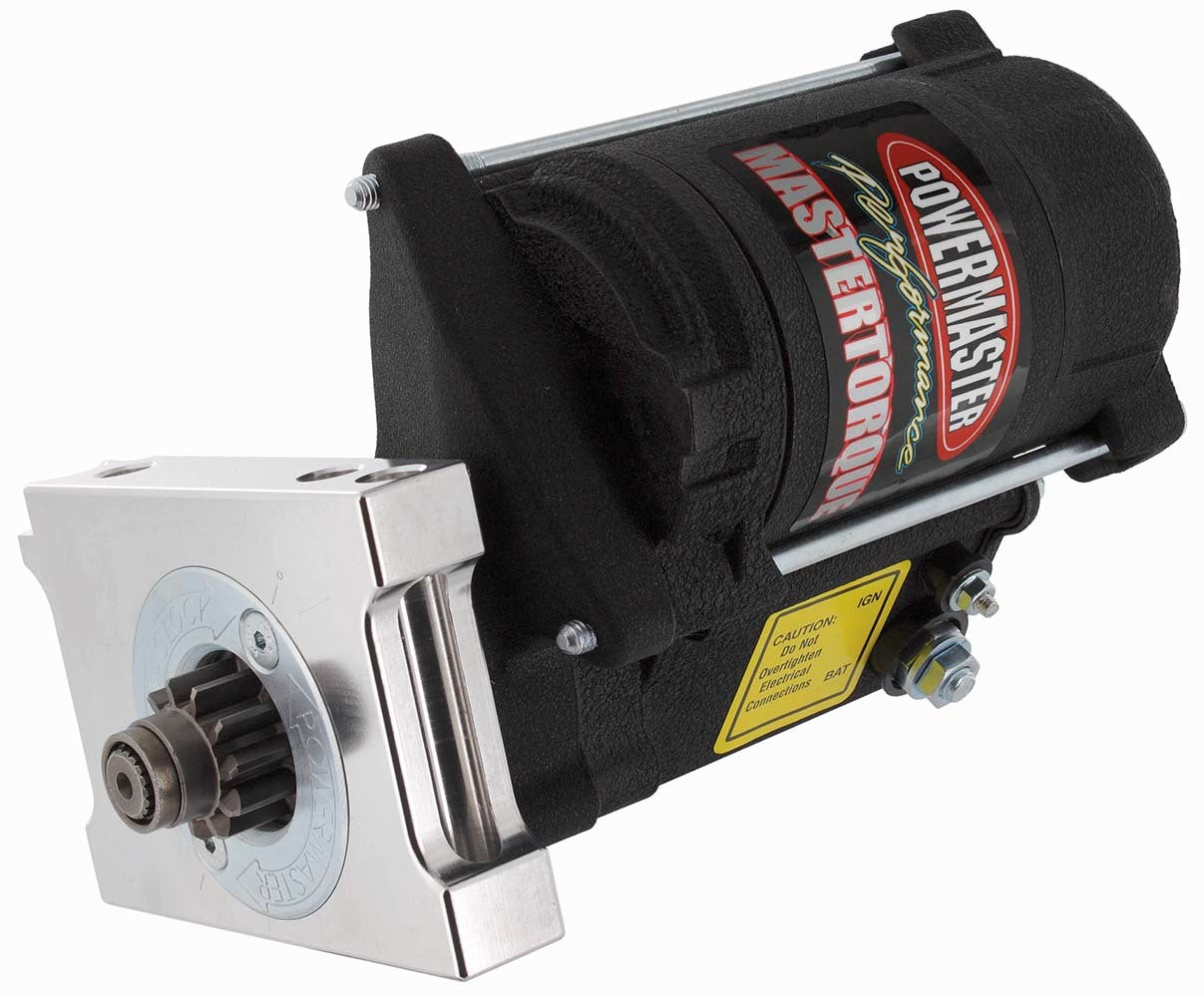 Starter - Master Torque - 3.25:1 Gear Reduction - Black - 153 / 168 Tooth Flywheel - 3/4 in Depth - Chevy V8 - Each