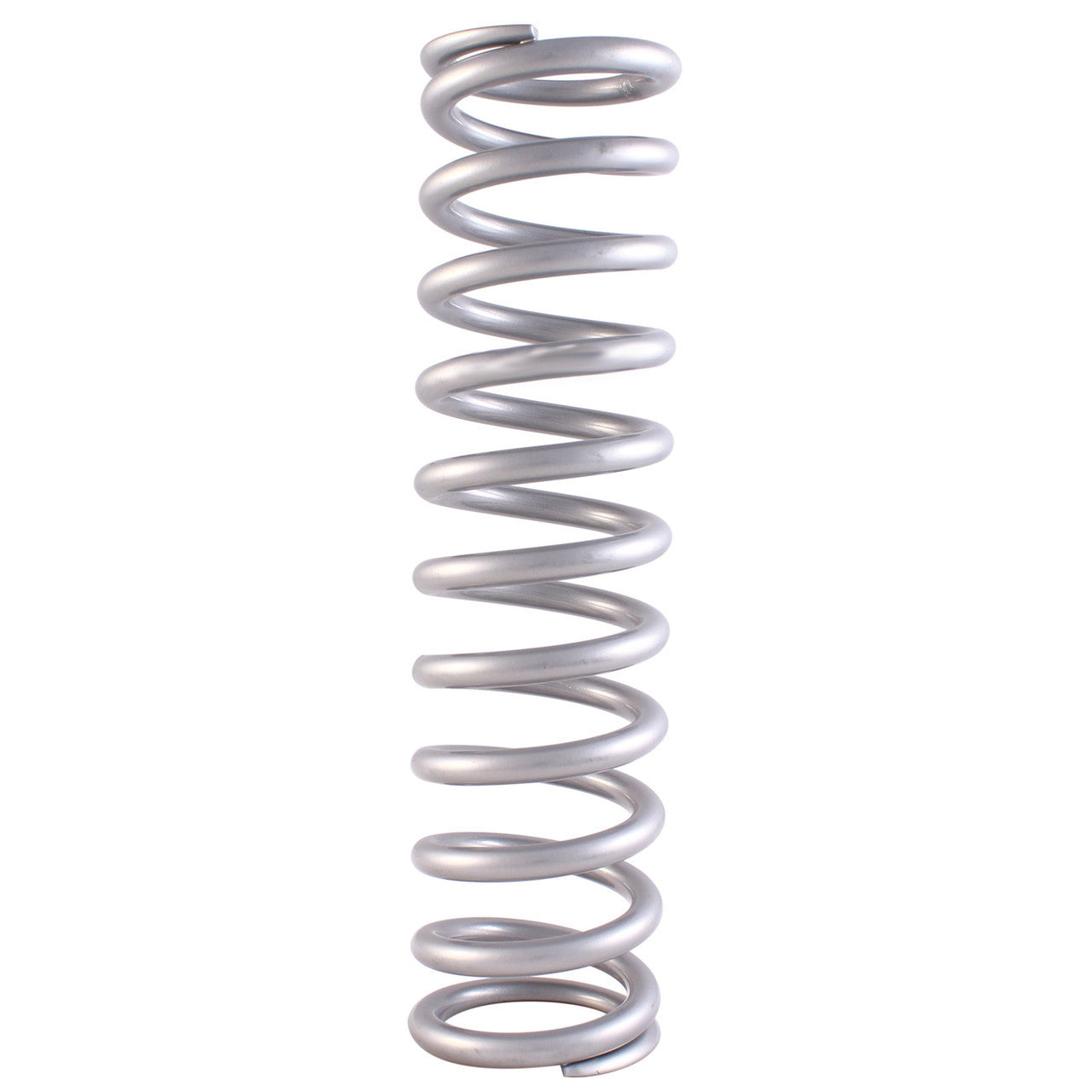 Coil Spring - Coil-Over - 1.875 in ID - 10 in Length - 250 lb/in Spring Rate - Steel - Silver Powder Coat - Each