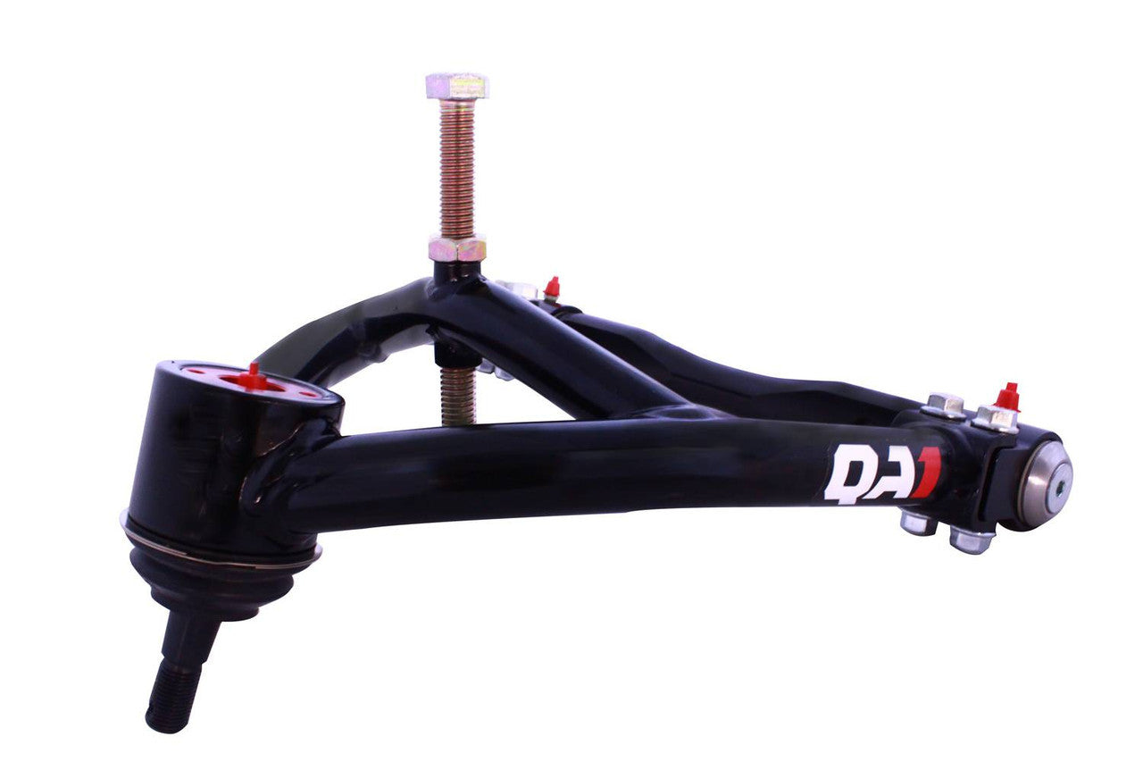 Control Arm - Drag Race - Tubular - Upper - Press-In Ball Joints - Bushings - Steel - Black Powder Coat - GM A-Body 1964-72 - Pair