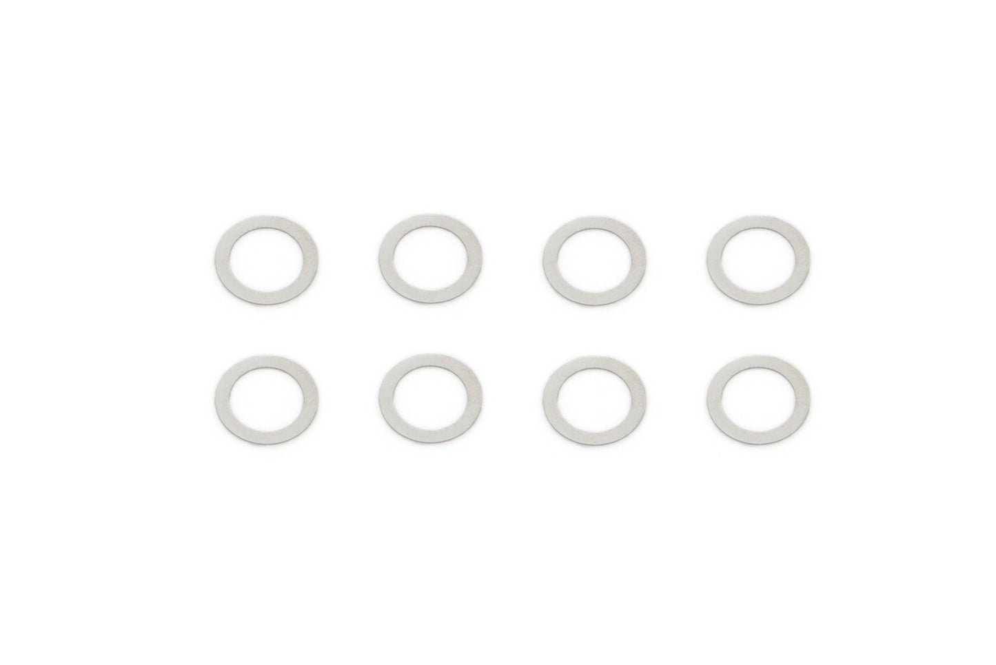 Shock Valve - Disc - 0.542 in OD - 0.008 in Thickness - Steel - Natural - Set of 8