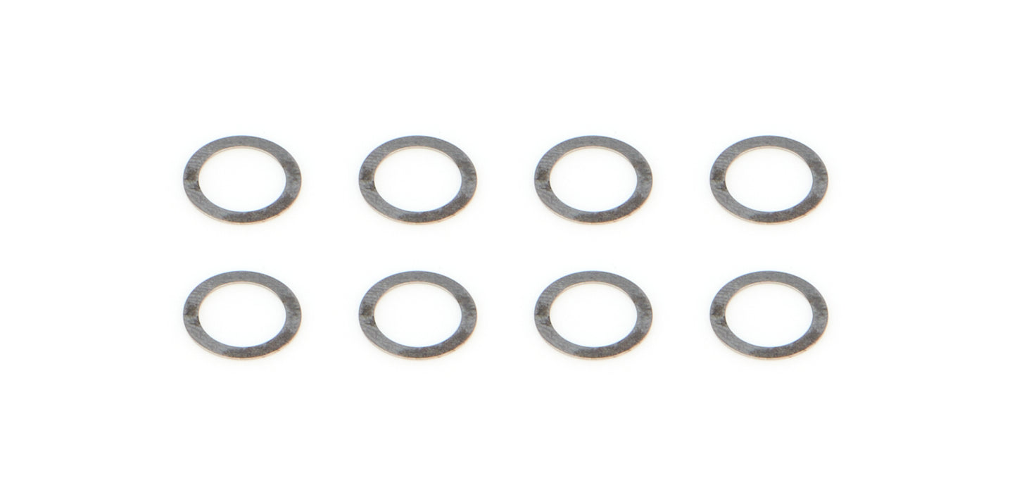 Shock Valve - Disc - 0.542 in OD - 0.012 in Thickness - Steel - Natural - Set of 8