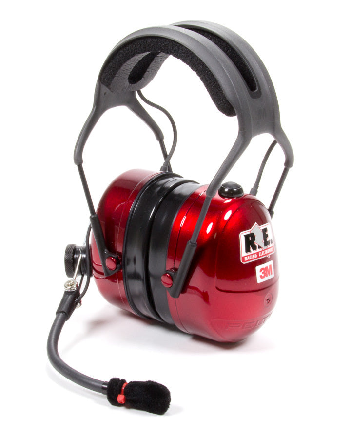Headset - Platinum Plus - 25db Noise Canceling - Push to Talk Switch - Plastic - Red - Each