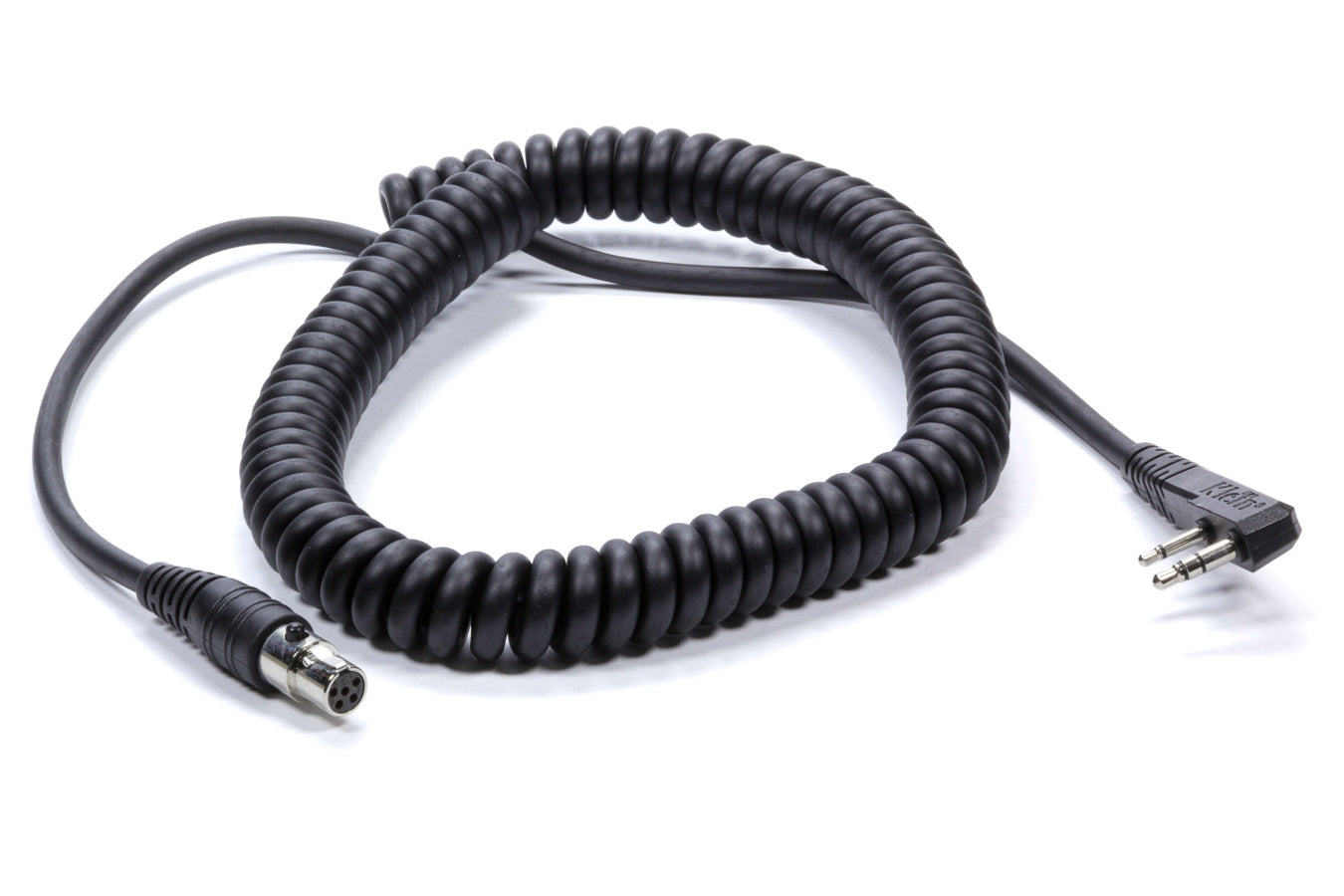 Headset Cable - Kenwood Twin Pin - Spiral Cord - Each