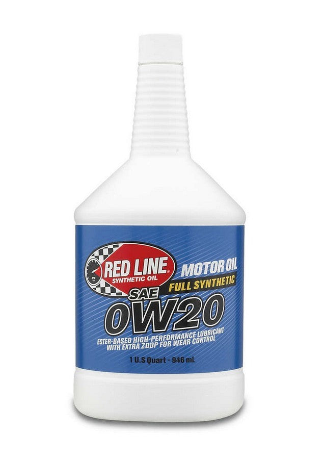Motor Oil - High Performance - High Zinc - 0W20 - Synthetic - 1 qt Bottle - Each
