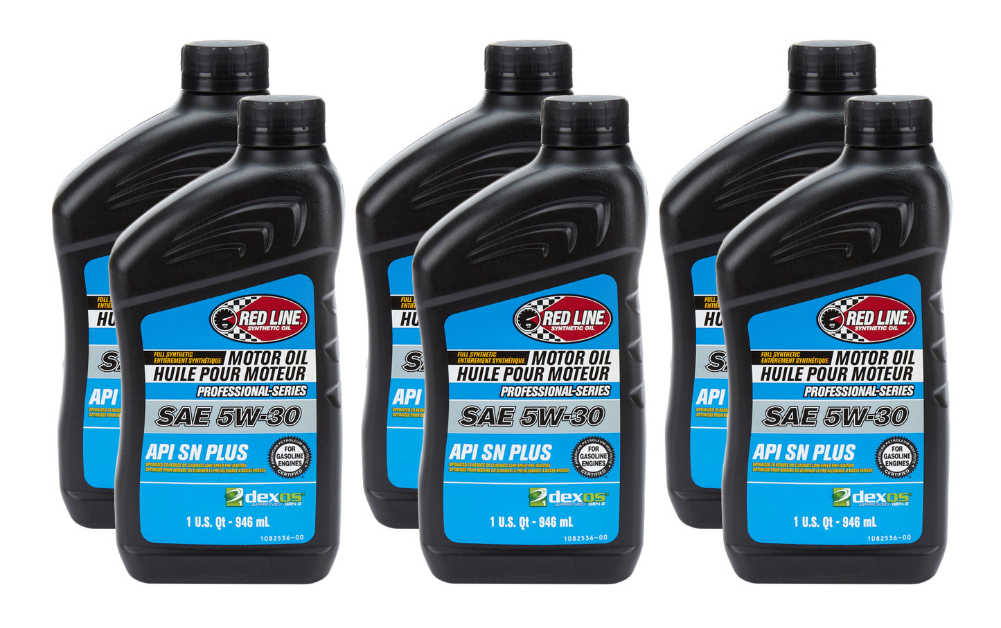 Motor Oil - Professional Series - 5W30 - Dexos1 - Synthetic - 1 qt Bottle - Set of 6