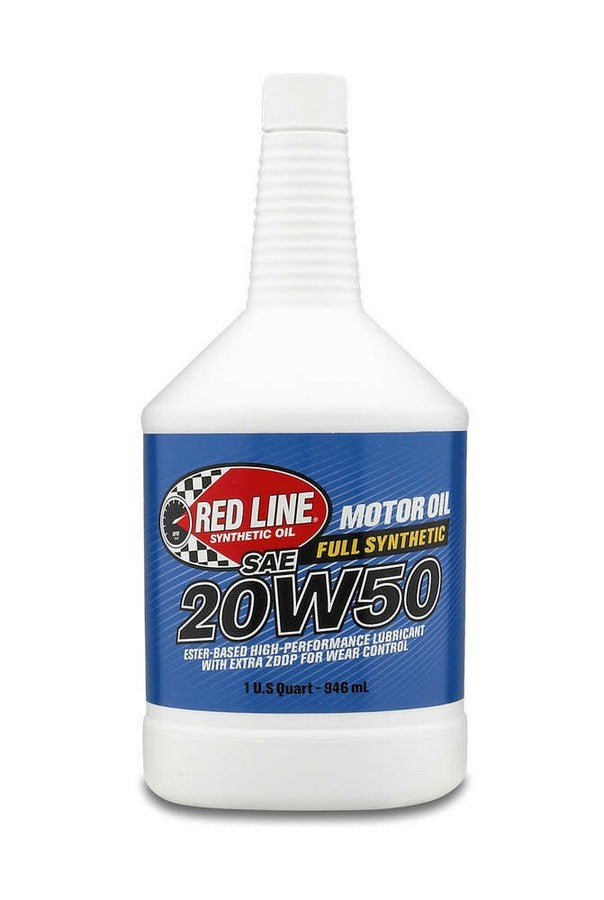 Motor Oil - High Performance - High Zinc - 20W50 - Synthetic - 1 qt Bottle - Each