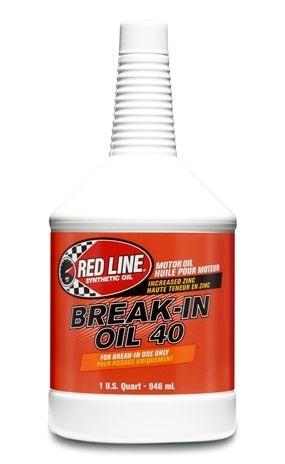Motor Oil - Break-In Oil 40 - High Zinc - 40W - Conventional - 1 qt Bottle - Each