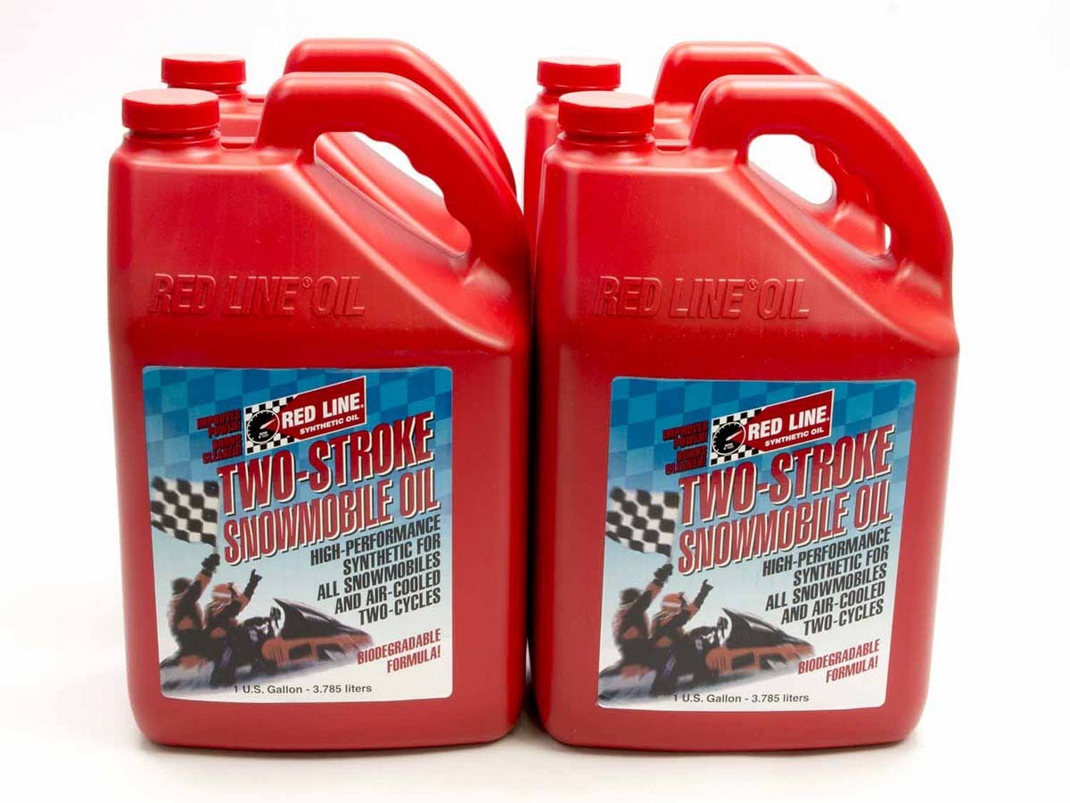 2 Stroke Oil - Snowmobile - Low Ash - Cold Flow - Pre-mix / Injected - Synthetic - 1 gal Jug - Set of 4