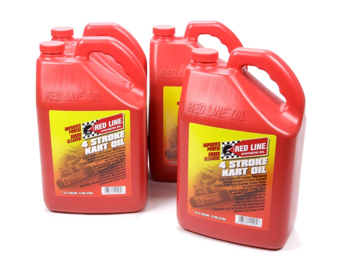 Motor Oil - 4 Stroke Kart - WKA Approved - 5W20 - Synthetic - 1 gal Jug - Set of 4