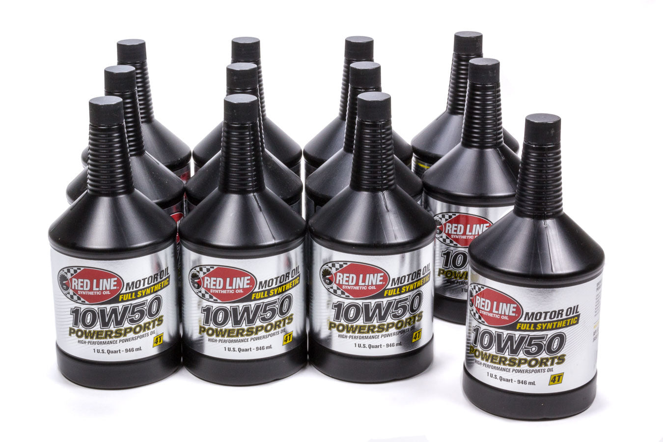 Motor Oil - Powersports - 10W50 - Synthetic - 1 qt Bottle - Set of 12