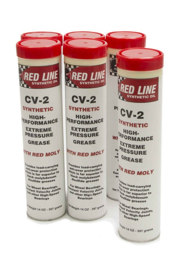 Grease - CV-2 Extreme Pressure - Synthetic - 14 oz Cartridge - Set of 6