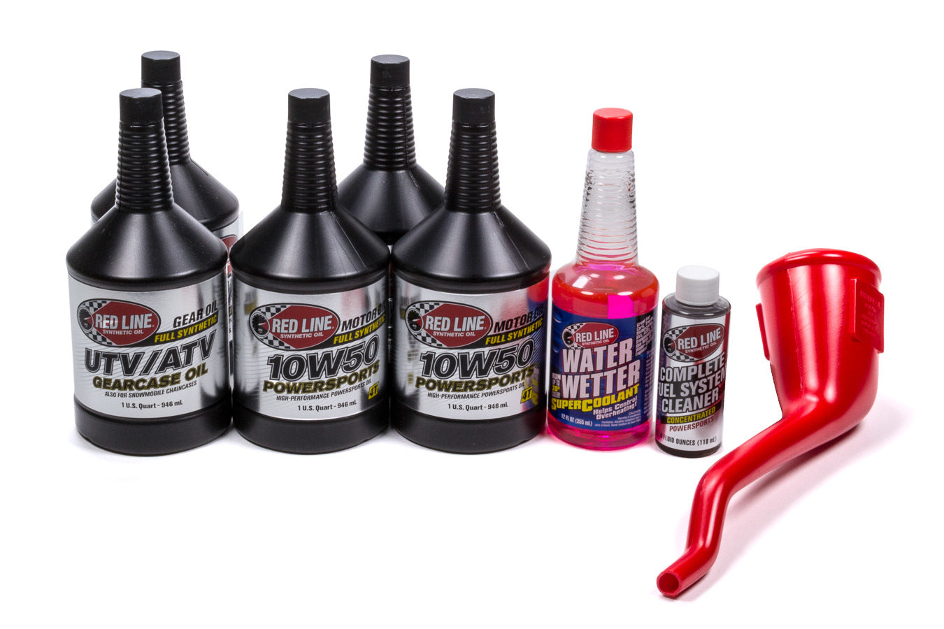 Fluid Service Kit - UTV / ATV 10W50 PowerPack - Coolant Additive / Motor Oil / Fuel System Cleaner / Gear Oil - Late Model Polaris Vehicles - Kit