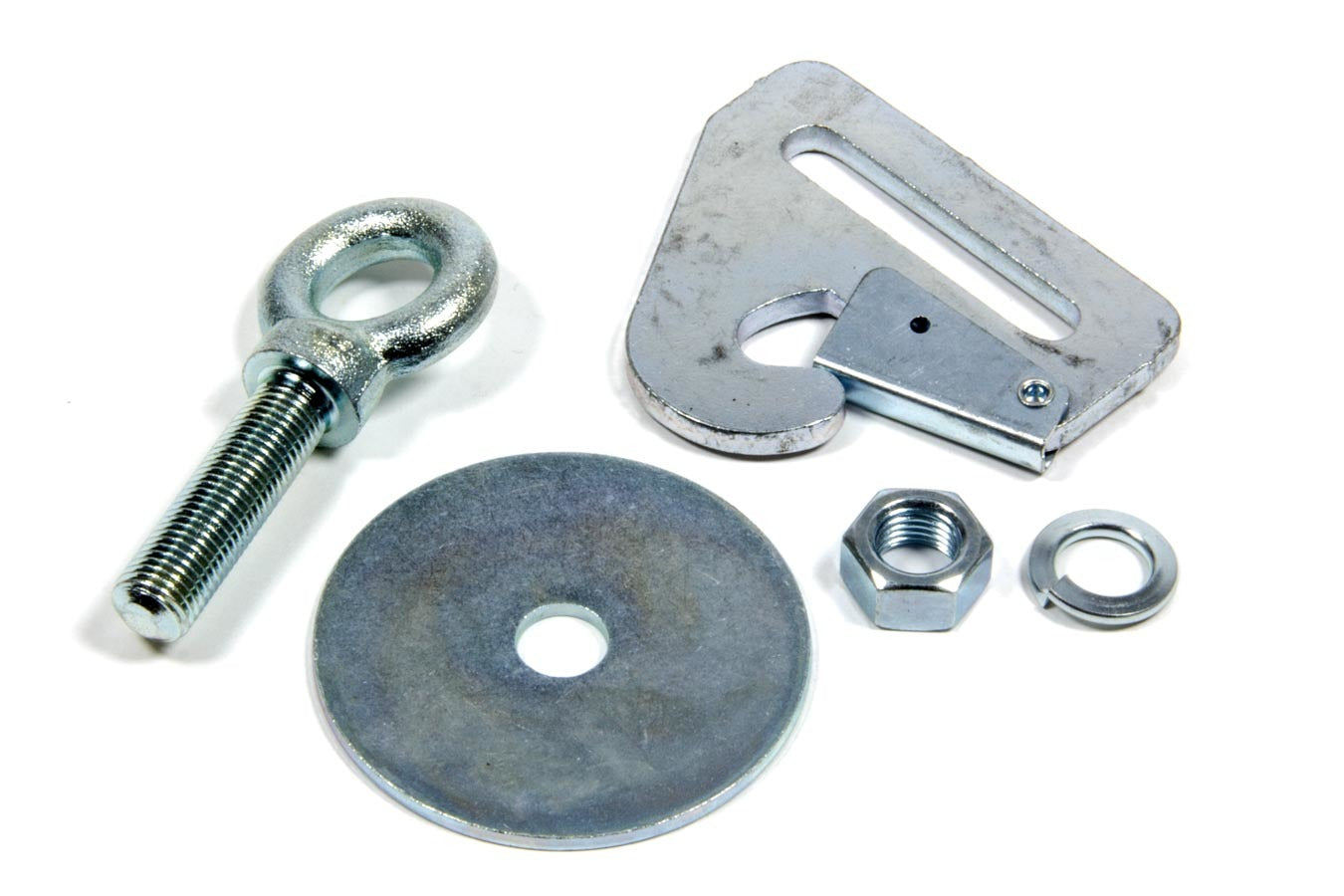 Harness Hardware - Floor Mount - Snap End - Steel - Natural - Kit