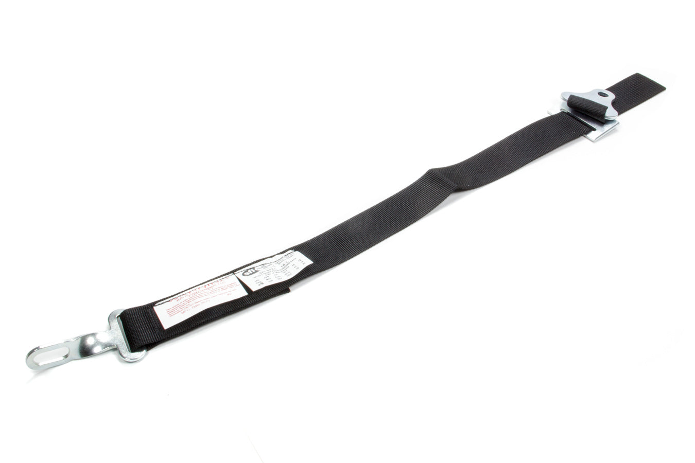 Anti-Submarine Harness - Single - Latch and Link - SFI 16.1 - 2 in Wide - Bolt-On - Black - Each