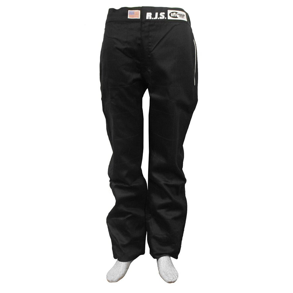 Driving Pants - Elite - SFI 3.2A/20 - Multiple Layer - Nomex / Kevlar - Black - Large - Each