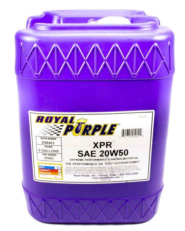 Motor Oil - Extreme Performance Racing - 20W50 - Synthetic - 5 gal Jug - Each