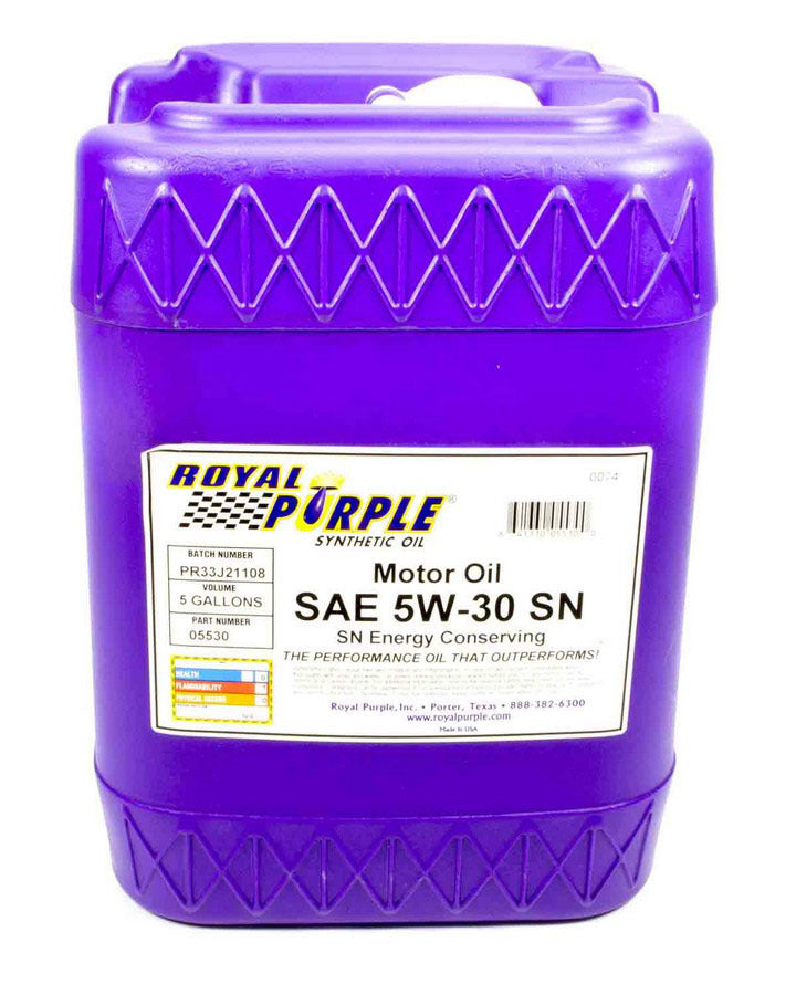 Motor Oil - 5W30 - Synthetic - 5 gal Jug - Each