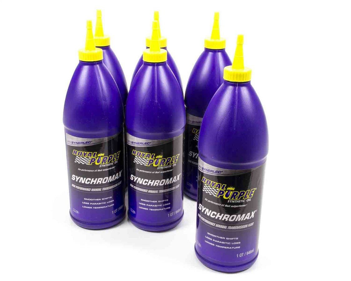 Transmission Fluid - Synchromax - Manual - 70W/75W - Synthetic - 1 qt Bottle - Set of 6