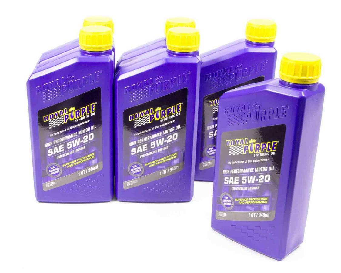Motor Oil - 5W20 - Synthetic - 1 qt Bottle - Set of 6