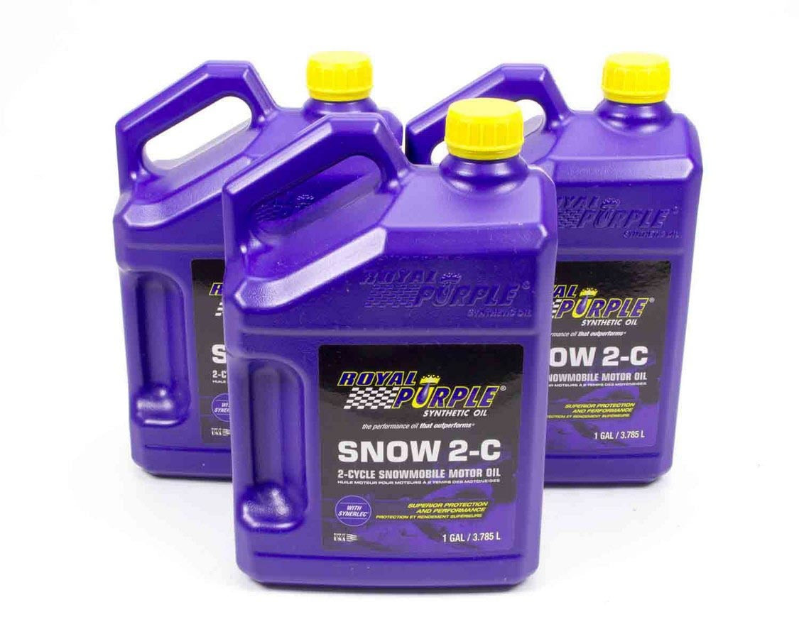 2 Stroke Oil - Snow 2-C - Low Ash - Synthetic - 1 gal Jug - Set of 3