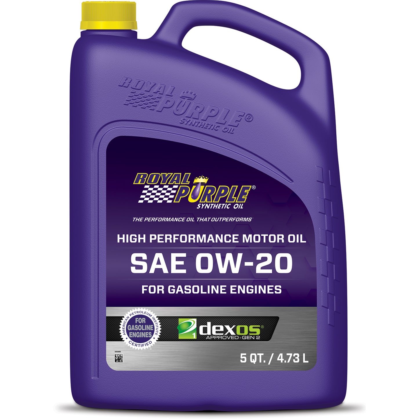 Motor Oil - 0W20 - Synthetic - 5 qt Jug - Each