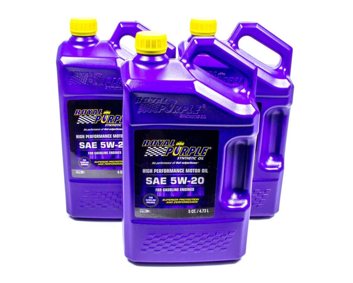 Motor Oil - 5W20 - Synthetic - 5 qt Jug - Set of 3