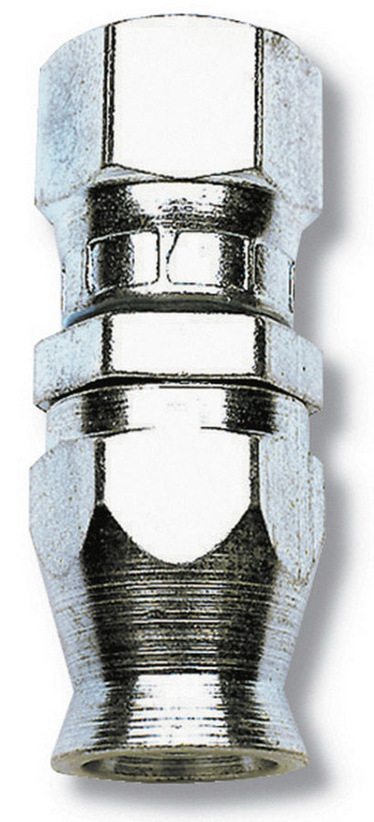Fitting - Hose End - PowerFlex - Straight - 6 AN Hose to 6 AN Female - Steel - Nickel Anodized - Each