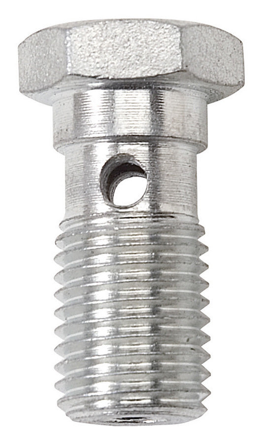 Banjo Bolt - Single Banjo - 3/8-24 in Thread - Steel - Clear Zinc - Each