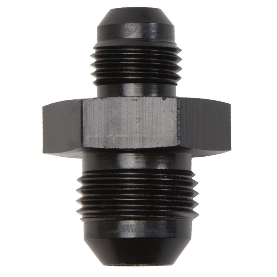 Fitting - Adapter - Straight - 6 AN Male to 8 AN Male - Aluminum - Black Anodized - Each