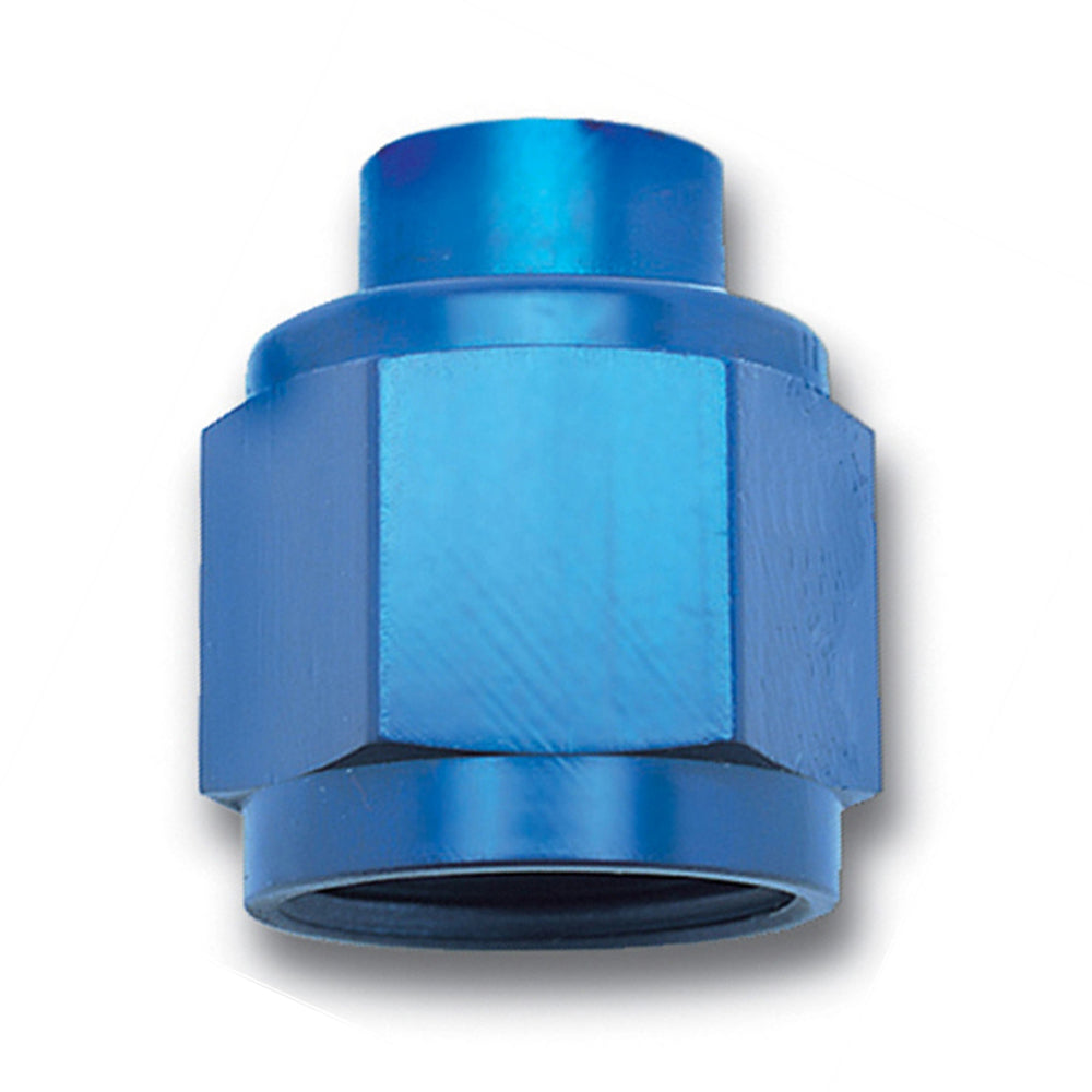 Fitting - Cap - 8 AN - Aluminum - Blue Anodized - Each