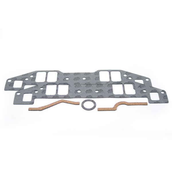 Intake Manifold Gasket - 0.062 in Thick - 1.365 x 2.195 in Rectangular Port - Composite - RHS 14-Degree Head - Small Block Chevy - Kit