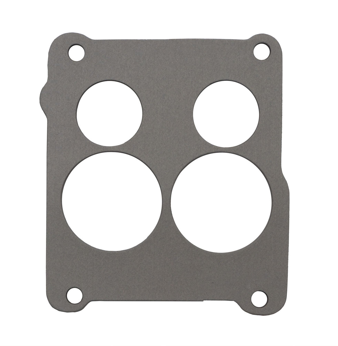 Carburetor Base Plate Gasket - 4-Barrel - 4 Hole - 0.063 in Thick - Composite - Gray - Spread Bore - Each