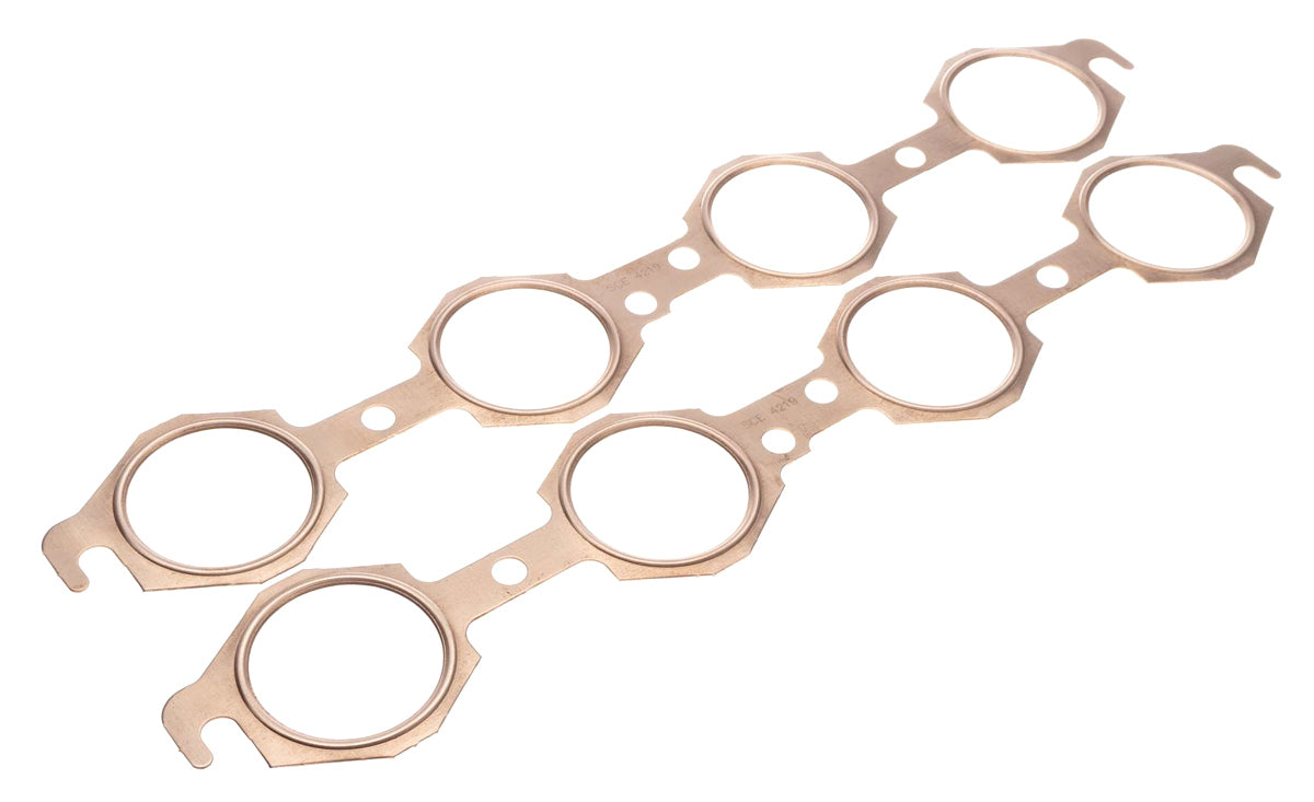 Engine & Accessories Header / Manifold Gasket - Pro Copper - 2.130 in Round Port - Copper - GM LS-Series - Pair