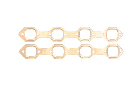 Engine & Accessories Header / Manifold Gasket - Pro Copper - 1.600 x 1.750 in Square Port - Copper - Edelbrock Victor 7219 Heads - Small Block Ford - Pair