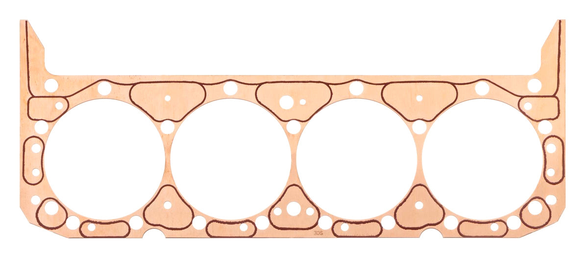 Cylinder Head Gasket - ICS Titan - 4.200 in Bore - 0.072 in Compression Thickness - Copper - Small Block Chevy - Each