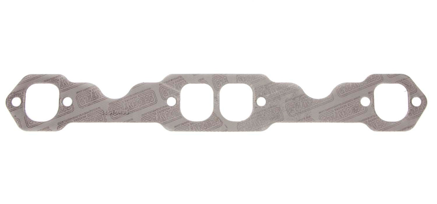 Engine & Accessories Header / Manifold Gasket - 1.460 x 1.680 in D Port - Steel Core Graphite - Small Block Chevy - Each