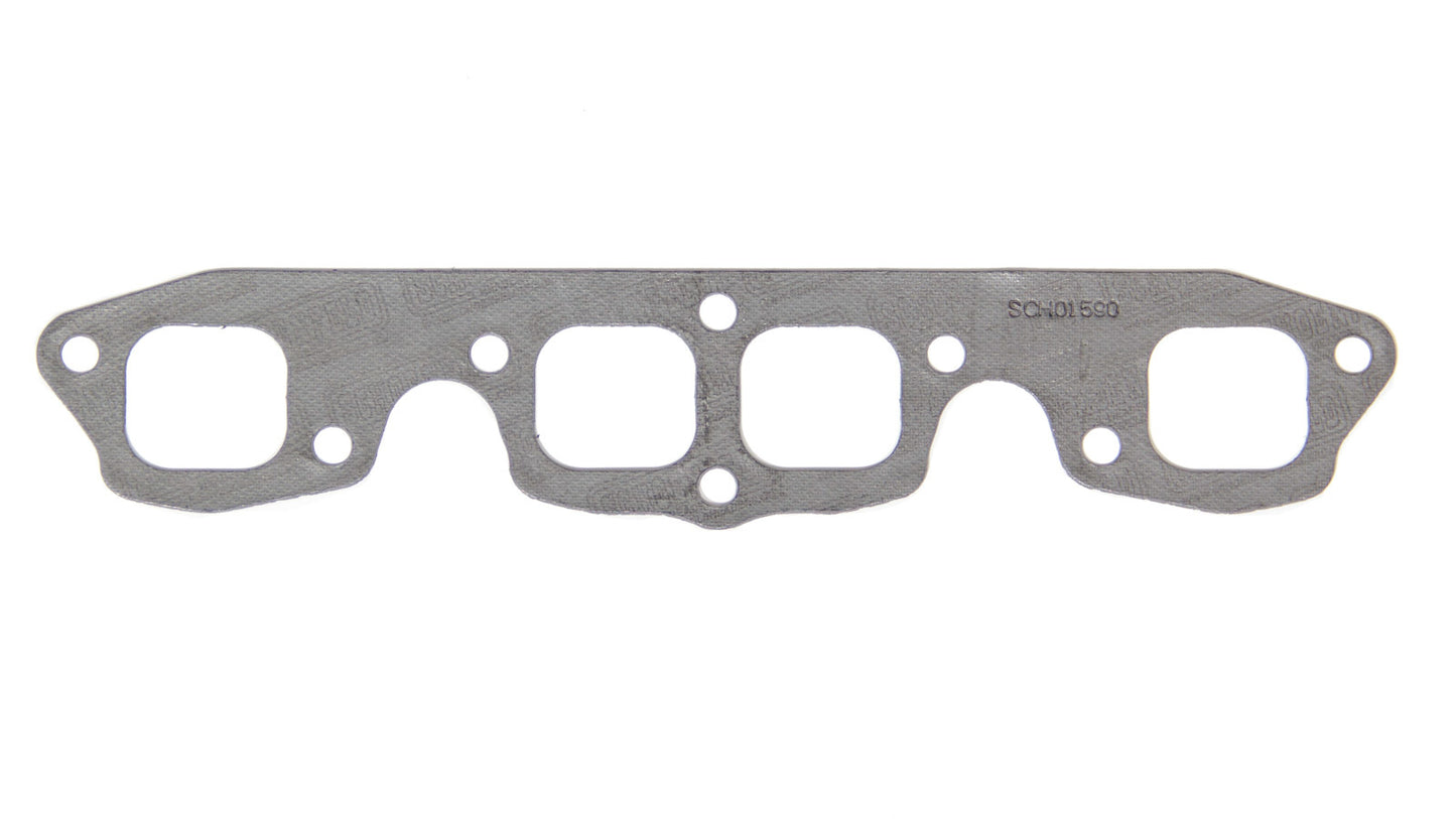 Engine & Accessories Header / Manifold Gasket - 1.740 x 1.550 in Square - Steel Core Graphite - Chevy SB2 - Each
