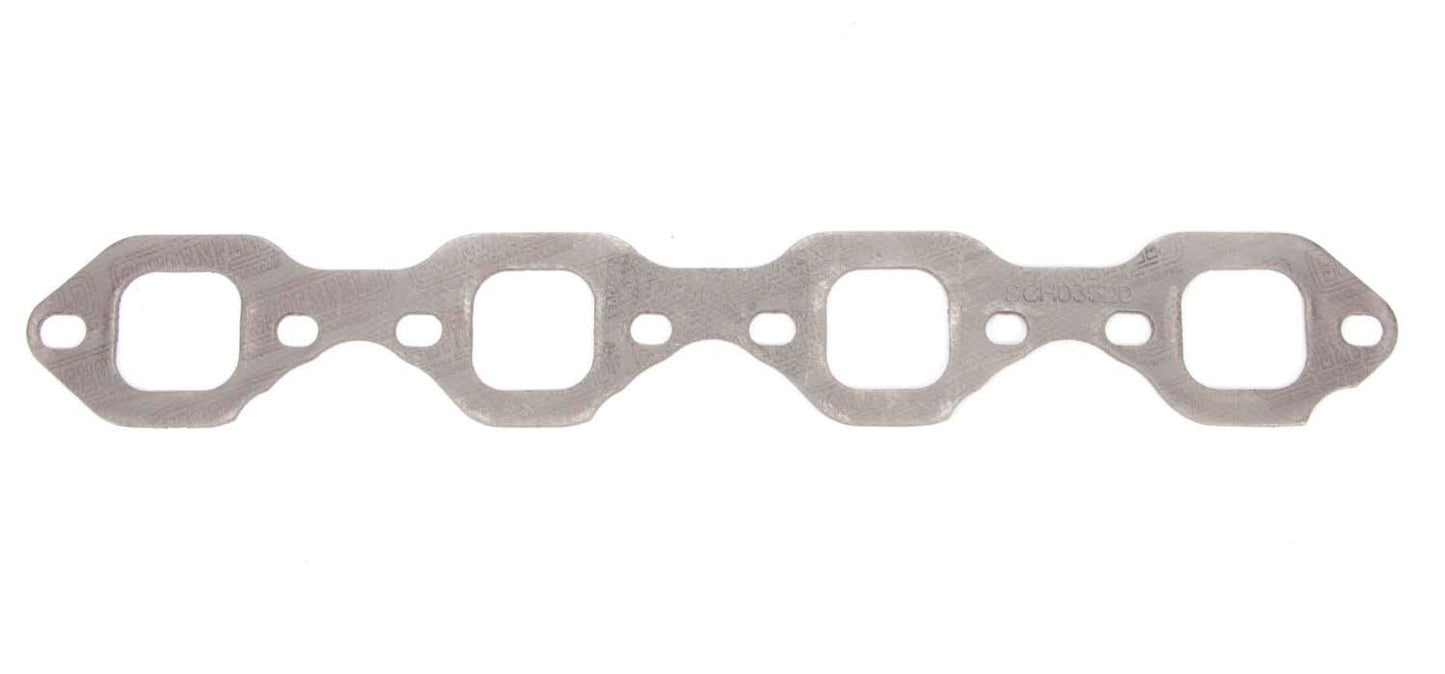 Engine & Accessories Header / Manifold Gasket - 1.510 x 1.500 in Square Port - Steel Core Graphite - Small Block Ford - Each