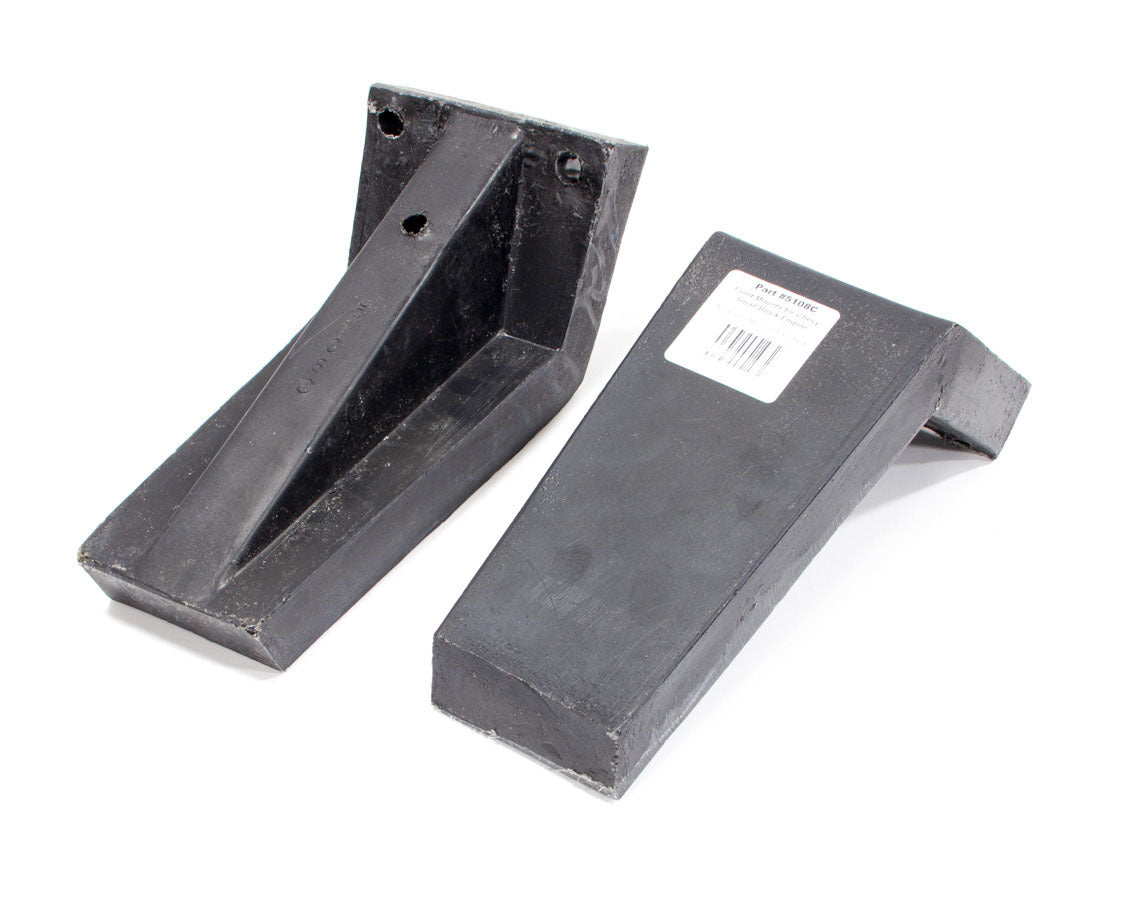Storage Case Engine Mount - Front Mount - Plastic - Black - Scribner Small Block Engine Cases - Pair
