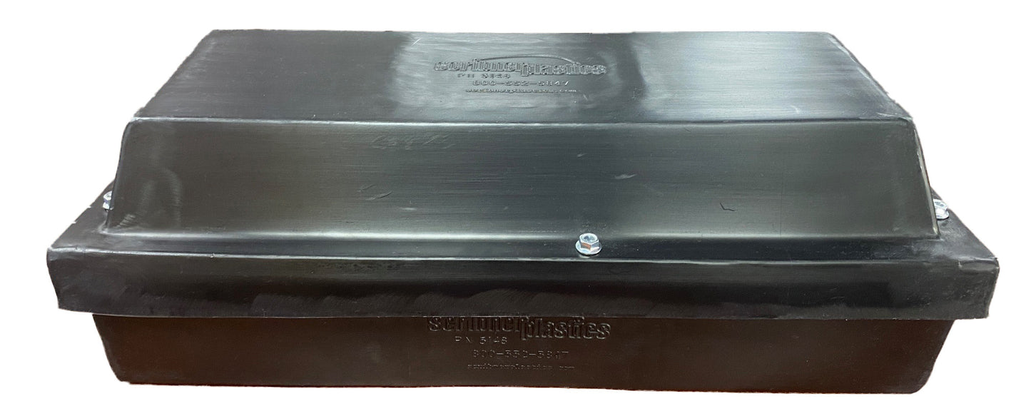 Cylinder Head Case - 24 x 9 x 6 in - Plastic - Black - Each