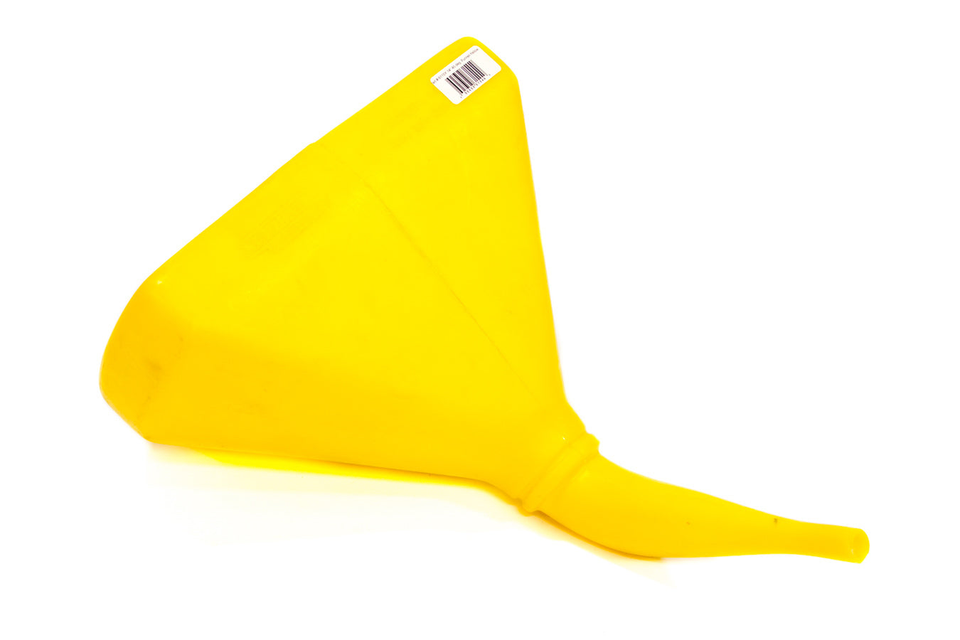 Funnel - 14 in D-Shape - 45 Degree - Plastic - Yellow - Each