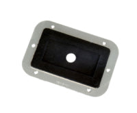 Fuel Pump Drive Cable Grommet - 1 Hole - Aluminum / Rubber - Black - Each