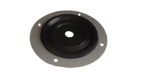 Firewall Grommet - 1 Hole - 3 in OD - 0.375 in ID - Aluminum / Rubber - Black - Each